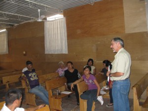 Training the church in Zamora, Mexico.