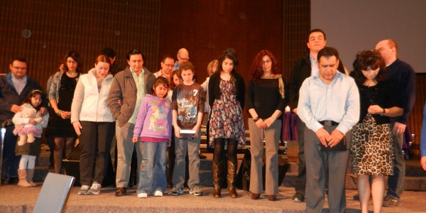 New Hispanic Ministry receives prayer in Calgary, Alberta, Canada.